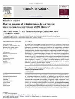 Nuevas tecnologías en el tratamiento de las varices