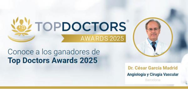 El doctor César García Madrid  galardonado en los Top Doctors Awards de 2025